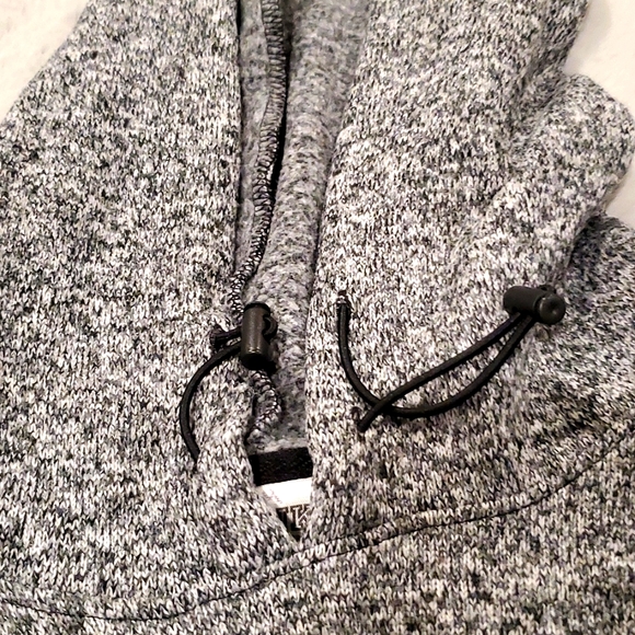 Pink elastic waist band cropped hoodie - Picture 5 of 8